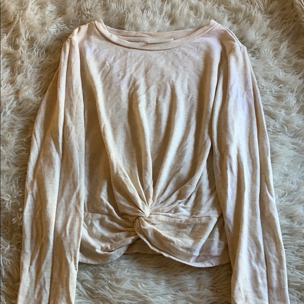 Cropped/Tied lightweight Sweater